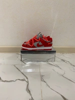 Кроссовки Nike SB Dunk Low x OFF-white Красные фото-3