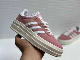 Кроссовки Adidas Gazelle Bold Pink/White фото-1