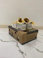 Кроссовки Nike SB Dunk Low x OFF-white Желтые фото-3