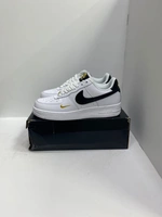 Кроссовки Nike Air Force 1 white-gold фото-2