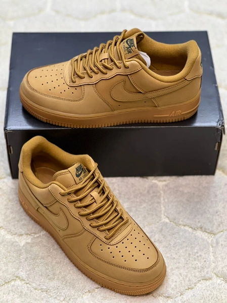 Кроссовки Nike Air Force 1 gold фото-6