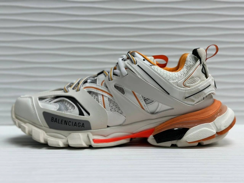 Кроссовки Balenciaga Track Trainers White\Orange фото-2