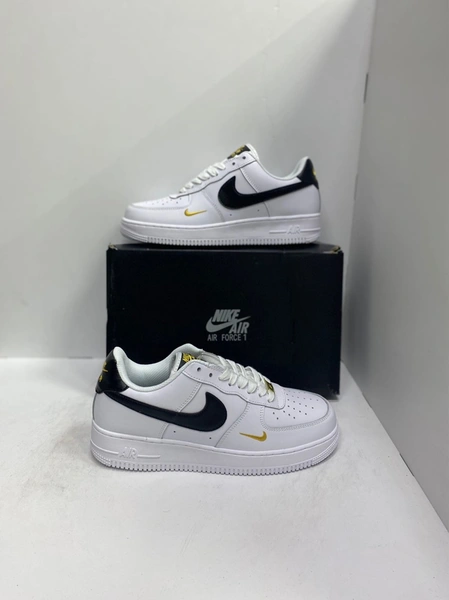 Кроссовки Nike Air Force 1 white-gold фото-7