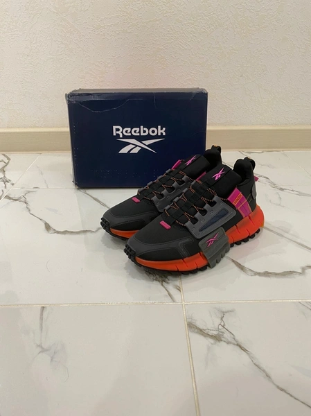 Reebok Zig Kinetica Edge черно-оранжевые фото-7