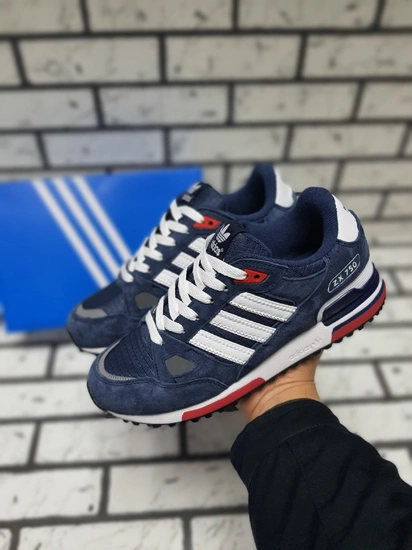 Кроссовки Adidas ZX 750 цвет Синий фото-1