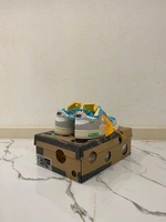 Кроссовки Nike SB Dunk Low x OFF-white Голубые фото-6