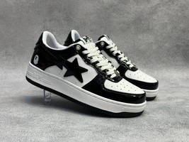 Кроссовки Bape Sta Black/White фото-5