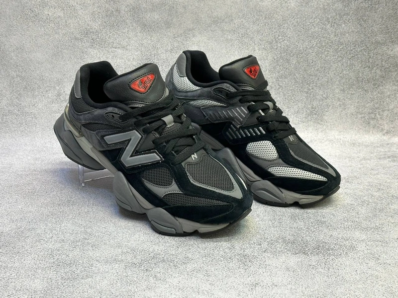 Кроссовки New Balance 9060 Black/Red фото-3