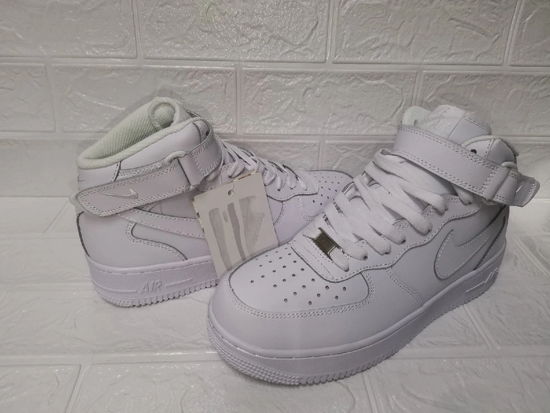 Кроссовки Nike Air Force 1 mid white фото-2