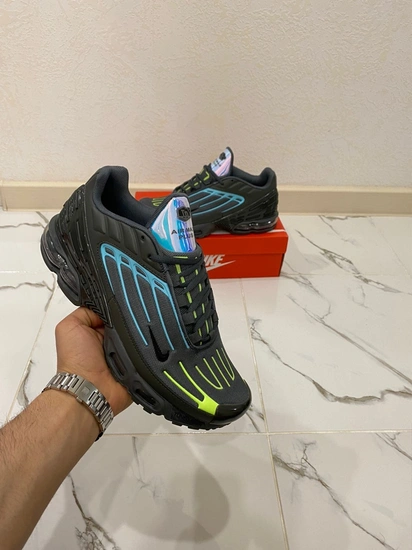 Nike Air Max Tn Plus 3 голубой + зеленый фото-1