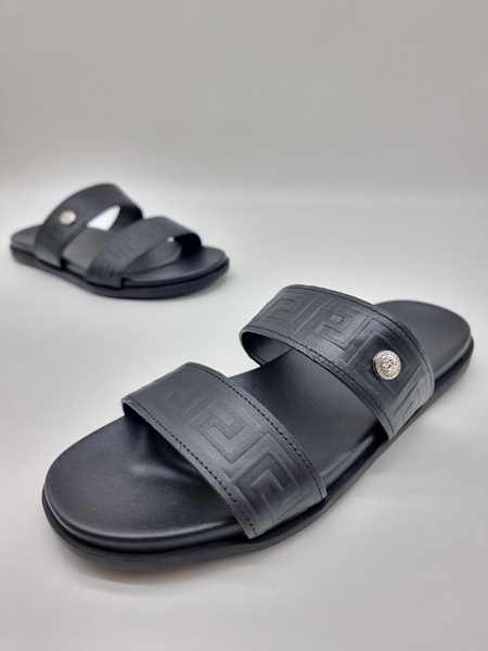 Шлёпанцы мужские Versace Slides A109969 Black фото-3