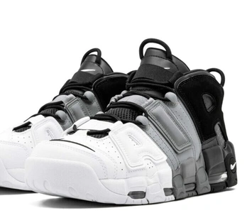 Кроссовки Nike Air More Uptempo Black Grey White фото-1