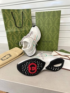 Кроссовки Gucci Run Leather Vintage A105205 White фото-3